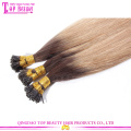 New arrival tip hair fashion popular ombre i tip hair extension for cheap wholesale 7a grade i tip hair